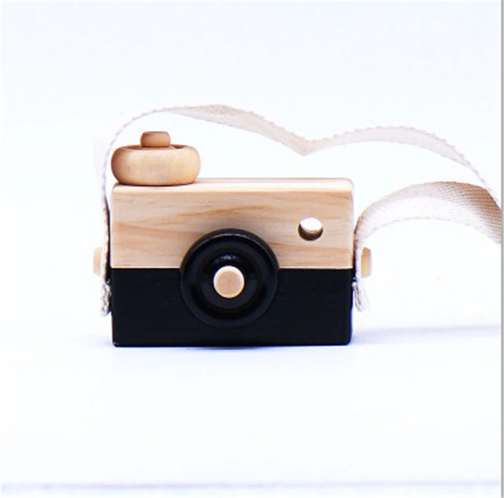 Toy Cameras Mini Cute Wooden Camera Baby Kids Hanging Photography Prop Decoration Children Educational Birthday Christmas Gifts Toy Cameras Mini Cute Wooden Camera Baby Kids Hanging Photography Prop Decoration Children Educational Birthday Christmas Gifts