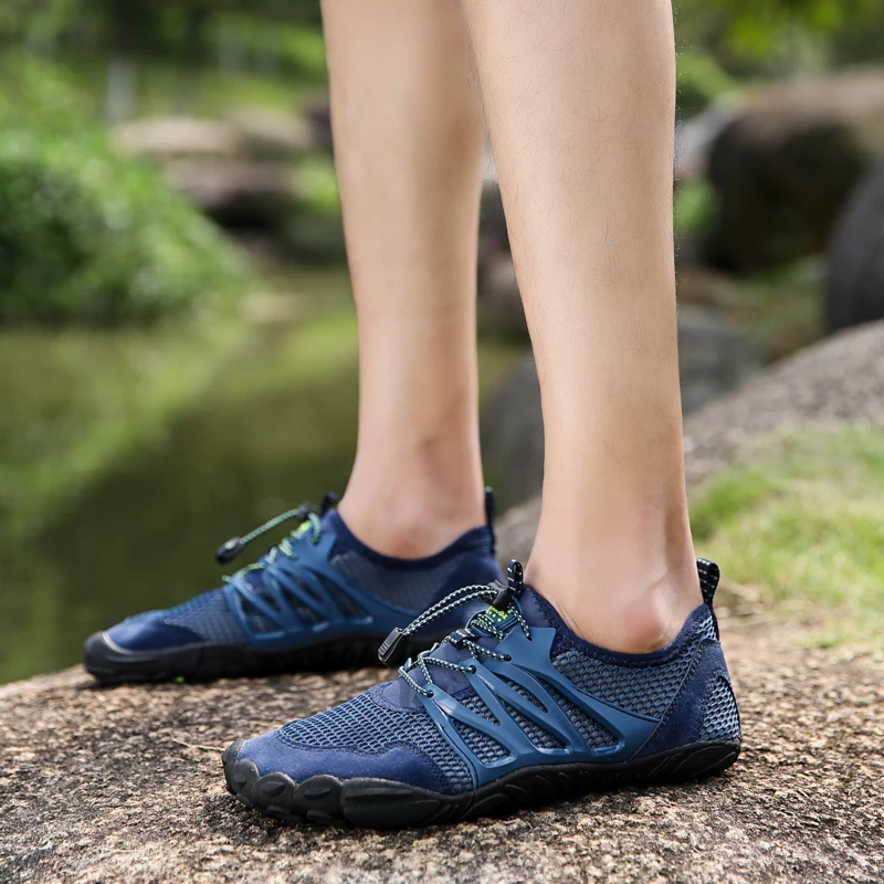 Кроссовки для мужчин; эластичная тканевая пляжная обувь; лето 2019; удобная спортивная обувь; легкая Уличная обувь для воды