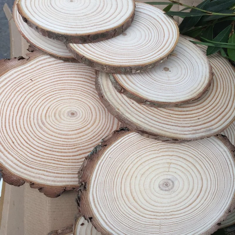 Wood Log Slices Christmas Birthday Baby Shower Rustic Country