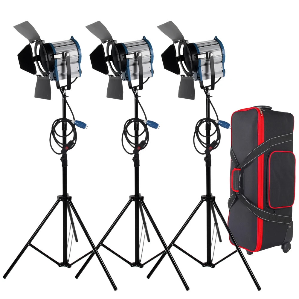 FSKIT300A 300W dimmer película Fresnel tungsteno foco iluminación Studio Video B
