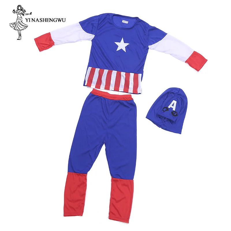 

Cosplay Costume with Mask Superhero Cosplay Suit Cosplay Anime Boy Kid One Piece Full Bodysuit Halloween kid Costumes for party