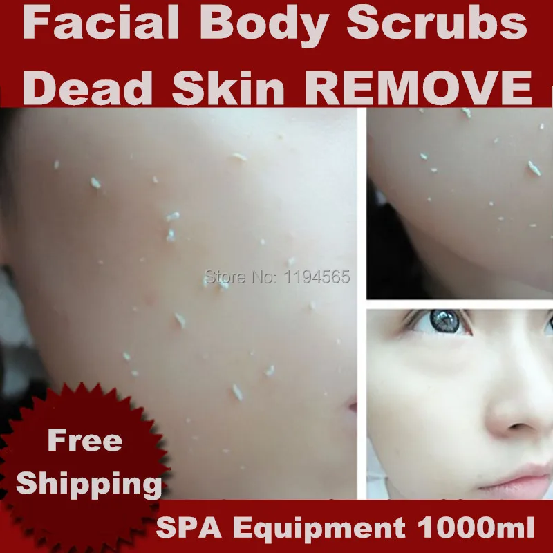 Rose Dead Skin Remove Peeling Removal Facial Body Scrubs Polishes Spa Gel 1000ml Beauty Salon