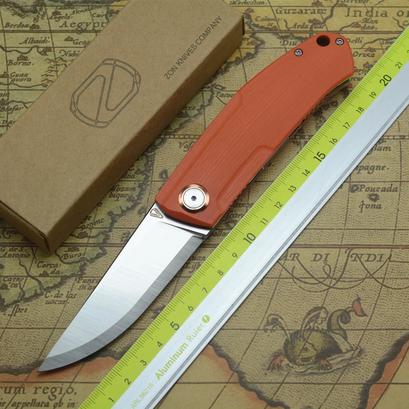 

STEDEMON G-02 folding knife 12C27N blade G10 + steel handle outdoor camping multi-purpose hunting EDC tool