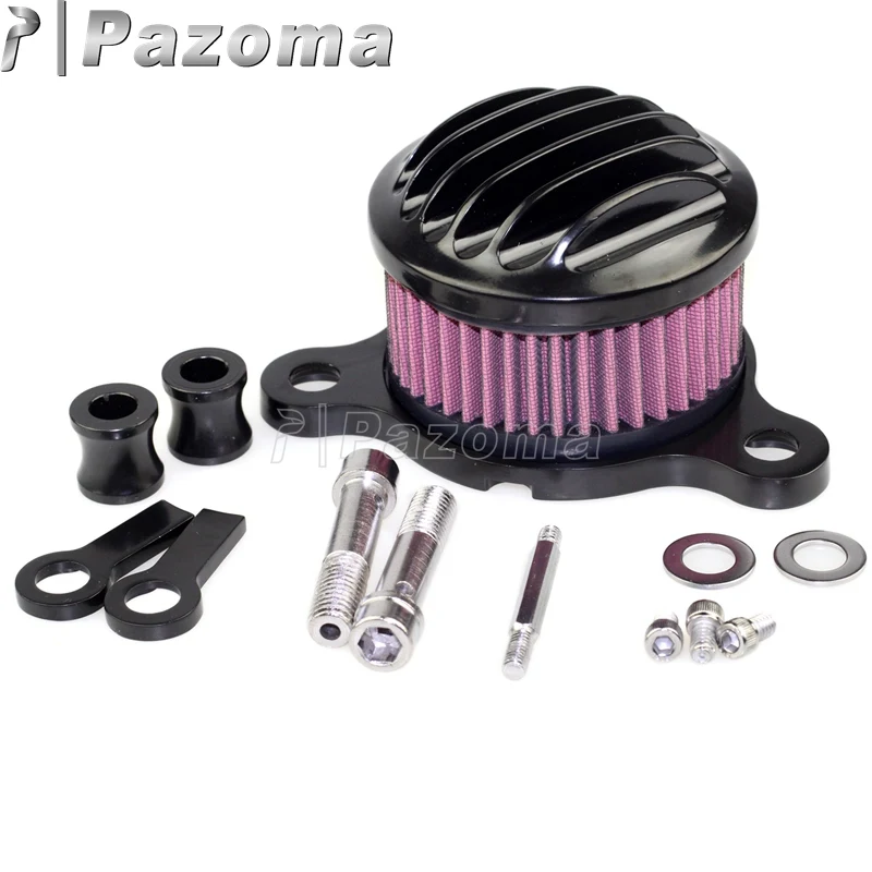 PAZOMA Billet Aluminum Air Cleaner Intake Filter System Kit for Harley