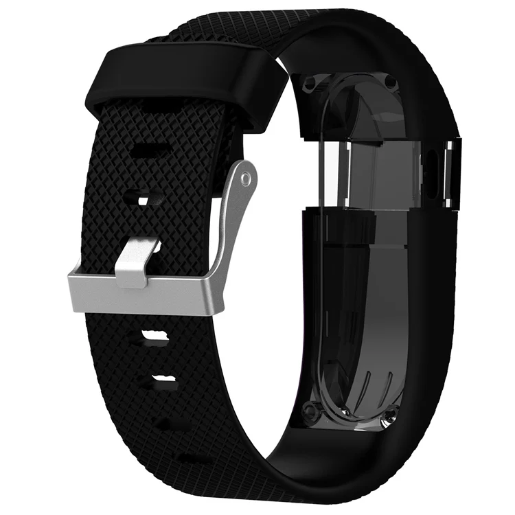 15 цветов, сменный ремешок для наручных часов, ремешок для Fitbit Charge HR, Ремешки для наручных часов, беспроводной трекер активности, браслет с металлической пряжкой - Цвет: Black