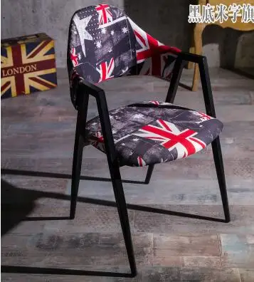 Обеденный стул в европейском стиле. Ретро сделать старый стул. Железный арт кафе креативный стул для переговоров