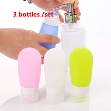 Дорожные портативные бутылки, прозрачный силиконовый мягкий Пресс-органайзер, жидкий косметический лосьон шампунь Cleasner самолет тренажерный зал отель