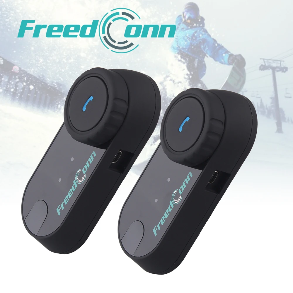 2 шт. Freedconn T-COM VB Bluetooth мотоциклетный шлем домофон BT переговорные гарнитуры с FM радио шлем наушники