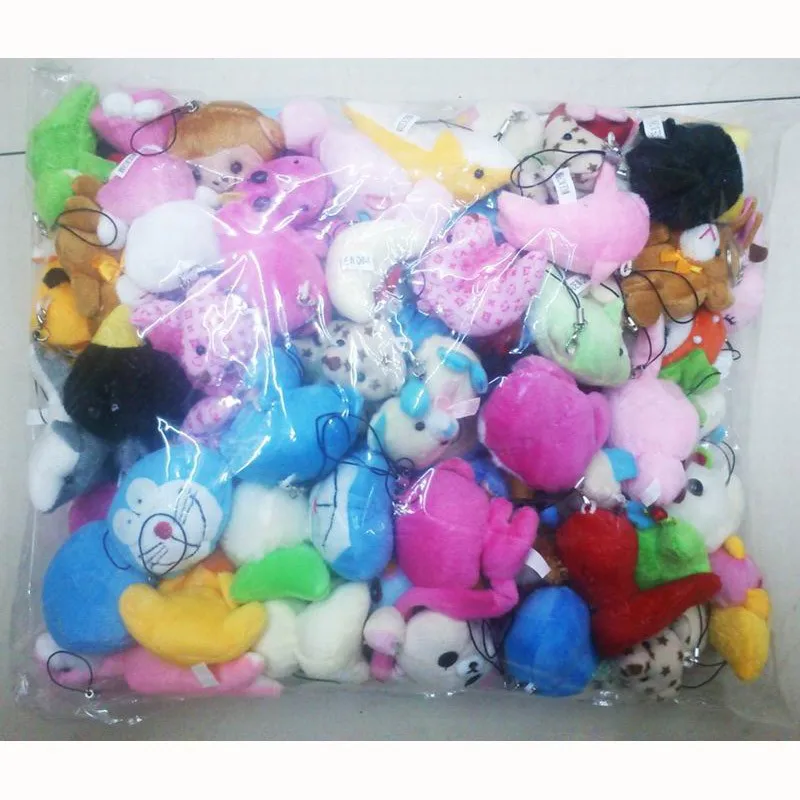 Multi-size small plush animals mixed package 4