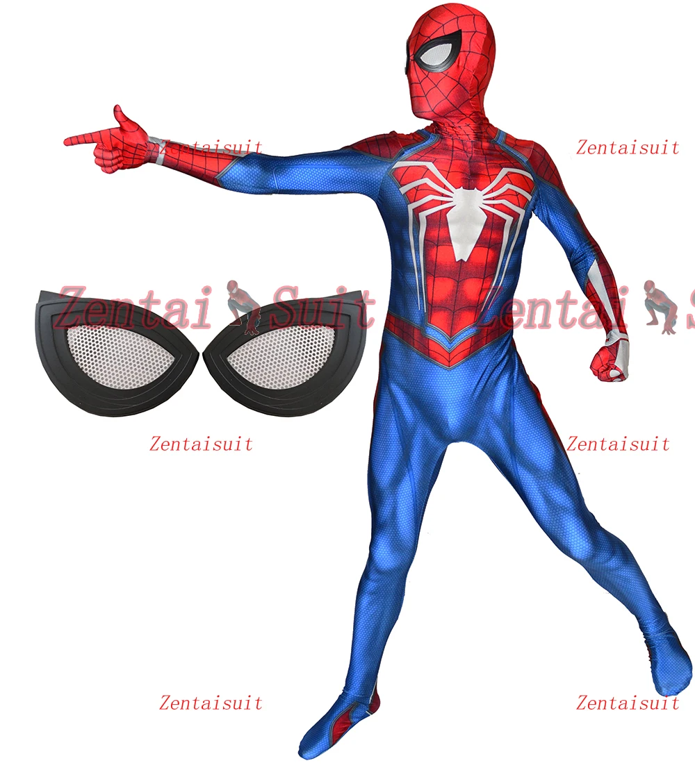 Новинка PS4 Insomniac костюм Человека-паука 3D принт лайкра спандекс косплей костюм супергероя-паука костюмы для взрослых/детей