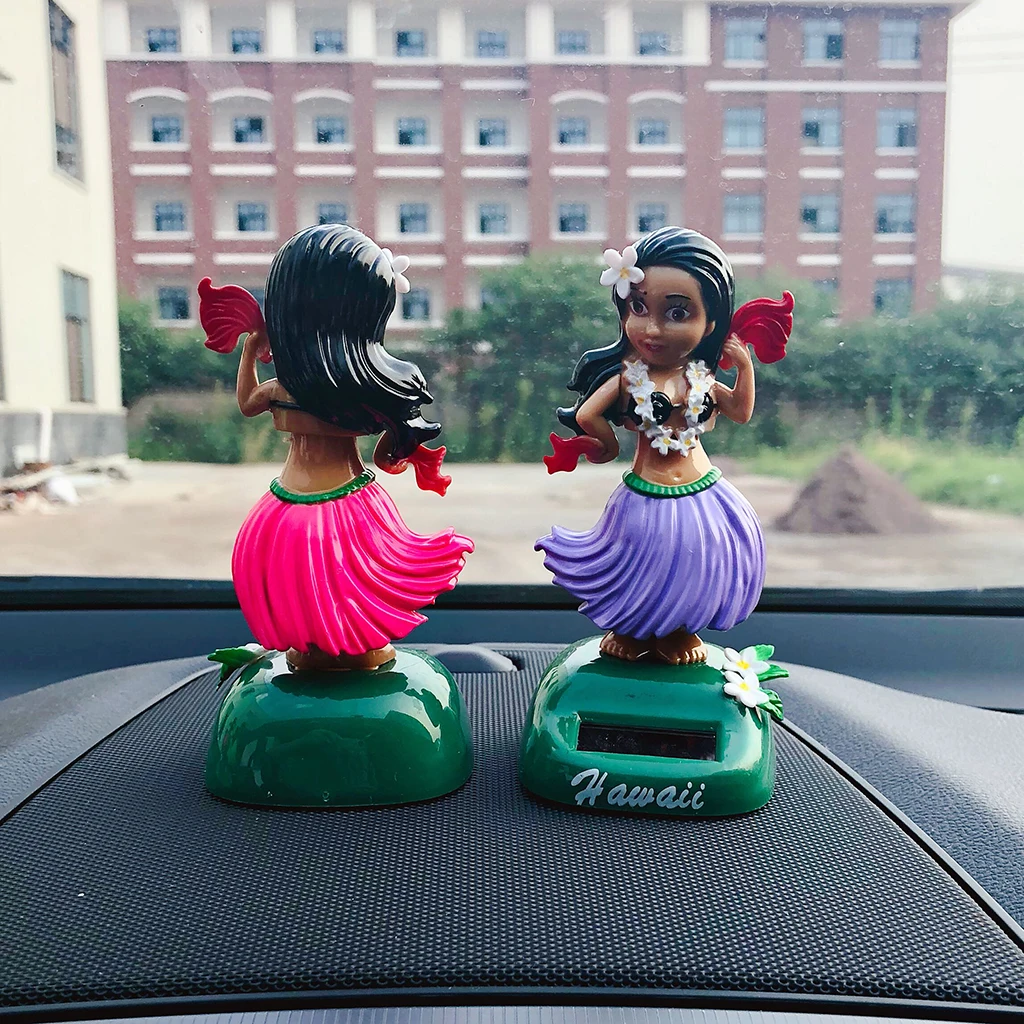    LULU PARTY GIRL SOLAR POWER HEAD BOBBING CAR DASHBOARD BOBBLEHEADS STATUES TOY HOME CAR OFFICE DANCER GIRL