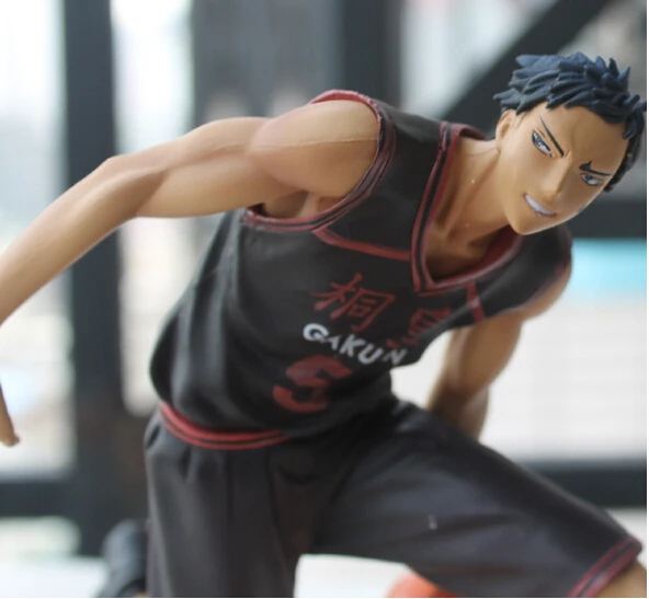 Фигурки Kuroko No Basket игрушечные фигурки Aomine Daiki ПВХ 180 мм экшн Basuke Японские Аниме
