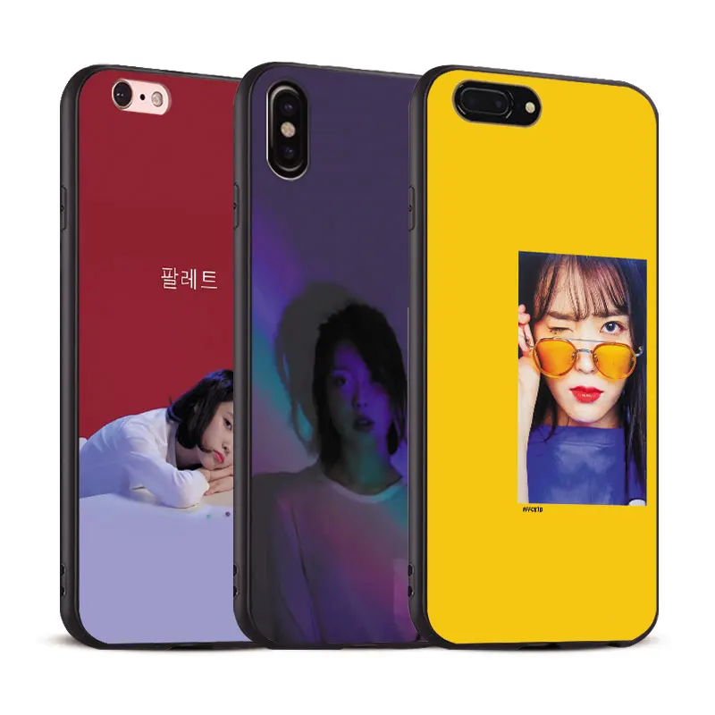 

IU Lee Ji-eun Kpop Girl Tpu Soft Silicone Phone Case Cover Shell For Apple iPhone 5 5s Se 6 6s 7 8 Plus X XR XS MAX