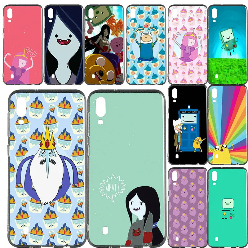 

Soft Case for Samsung Galaxy Note 8 9 S2 S3 S4 S5 Mini S6 S7 S8 S9 S10 Edge Plus Lite Adventure Time Finn Jake BMO