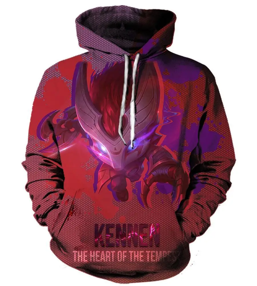 

Sweatshirts Hoodies 3d League of Legends Men/Women Hoodie Anime Pullover Hip Hop Autumn Unisex Tops Wholesale Retail 2019 New