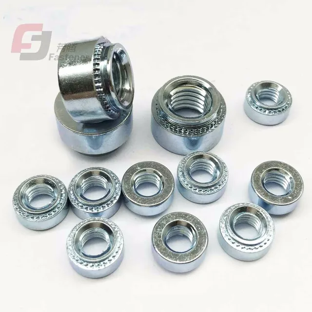 Free shipping! 100pcs/lot High Quality s m4 0 self clinching Nut, carbon steel PEM/self