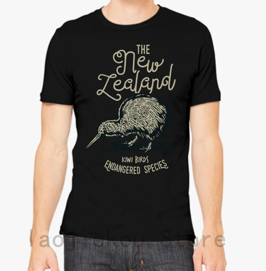 

Kiwi New Zealand Bird T shirt men tshirt women tops tee 100% cotton funny print O-neck Short Sleeve t-shirt
