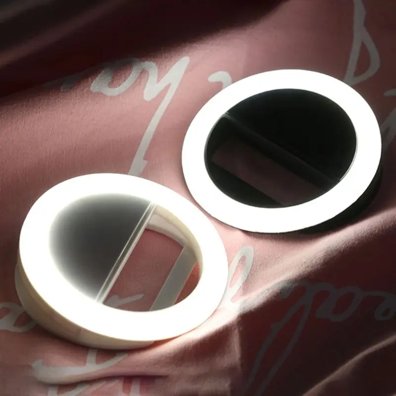 USB зарядка селфи портативный светодиодный вспышка для камеры телефона фото кольцо светильник 36 светодиодный USB Перезаряжаемый красивый тонкий светильник для фотографии