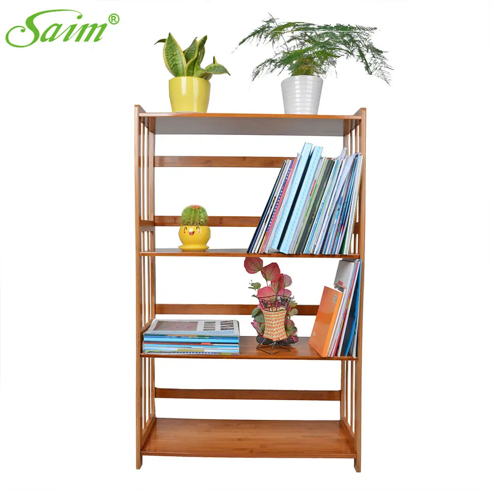 Design Display Bookshelf popular bookshelf display buy cheap lots from 4 tiers bookcase shelving unit stand free shelf bamboo storage home book rack storage
