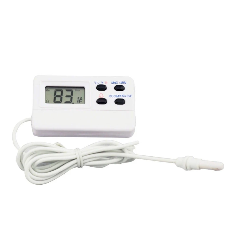High Accuracy Refrigerator Household Thermometer Medical Freezer Cold Storage Alert Probe