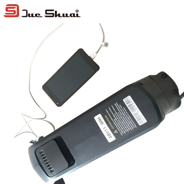 Cheap JS Electric Bike  Battery 48V with USB Interface Lithium Batterie Scooter Motor Bicycle Charger Mount Bike Frame Bottle Batterie
