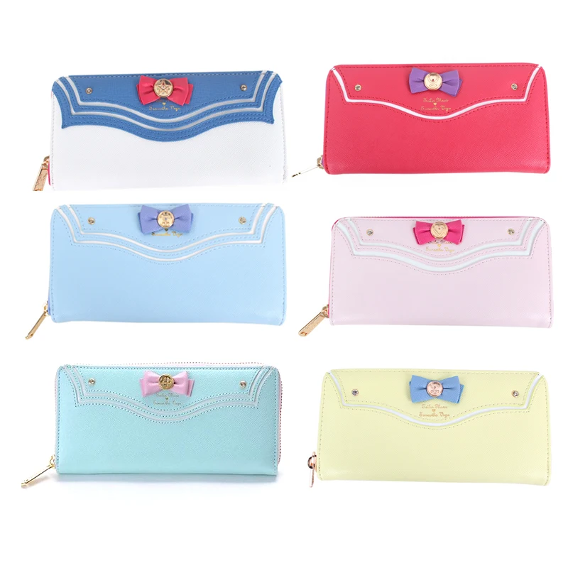 

Princess sweet lolita wallet Japanese girl soldier wallet female long zipper bow cute and fashion lady bag Long Purse WW027