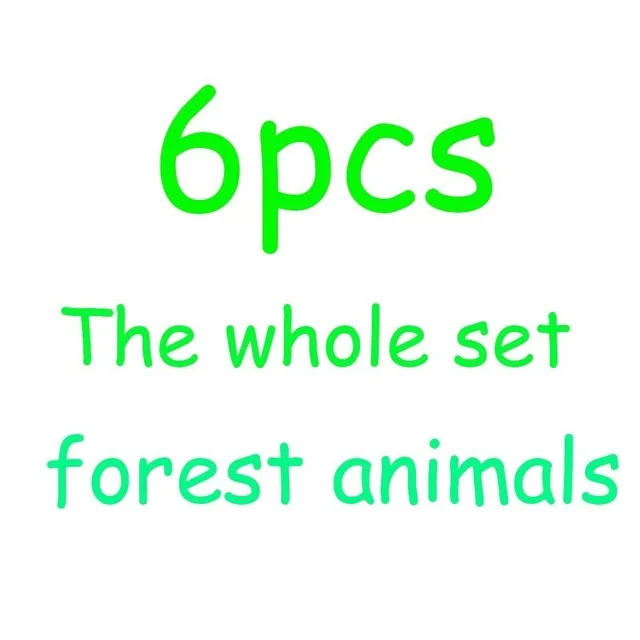 

2018 Hot 6 pcs 20cm super cute forest animal plush toys for children fox hedgehog leopard owl rabbit Slodziaki for chrismas gift