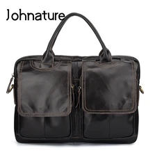 Новинка, мужская деловая сумка, натуральная кожа, коровья кожа, мягкая, однотонная, повседневная, мужская сумка, сумки и сумки через плечо, портфель