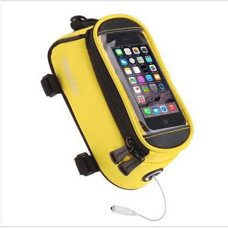 Discount ROSWHEEL Touchscreen Cycling Mobile Phone Case Bag Pouch Bike Bicycle Frame Bag 4.2" 4.8" 5.7" Iphone Mobile Phone Case Bag 2