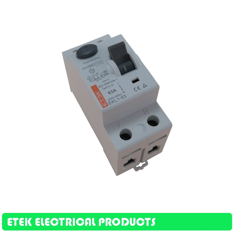 

EKL1-63 2P 30MA 100MA 300MA A type 230/240V~ 50HZ/60HZ Residual current circuit breaker 16A 25A 32A 40A 50A 63A 80A