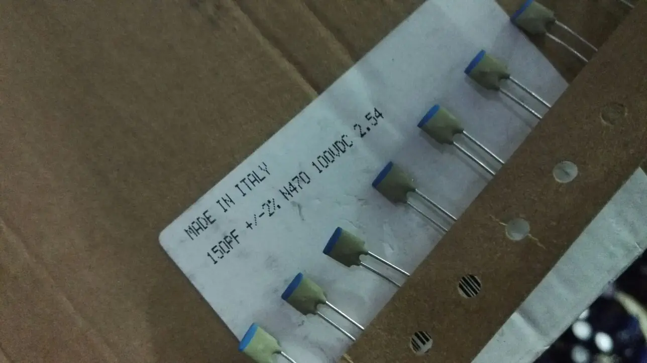 

2019 hot sale Holland BC 20PCS/50PCS 100v 150PF N15 150P High Frequency Silver Film Ceramic Capacitor free shipping