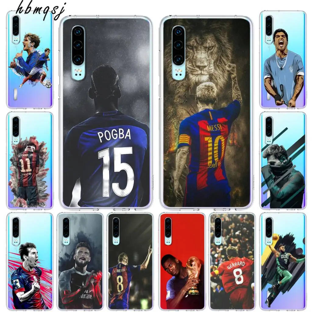 

Cartoon for huawei p9 p8 lite 2017 honor 8 lite case silicone soft football player cool original coque for p8lite 2017 case