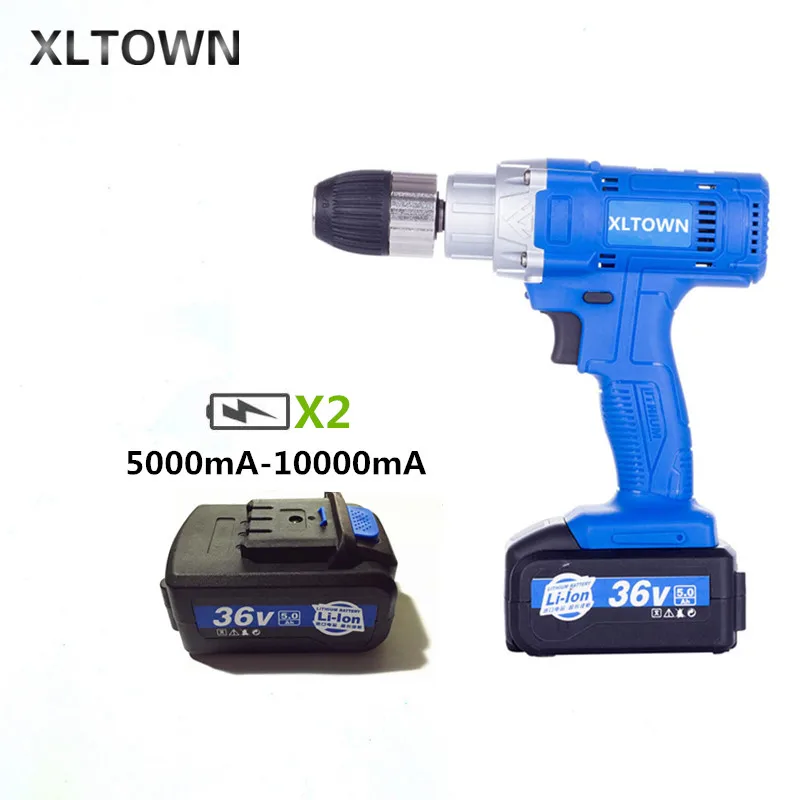 Xltown 21v high power cordless multi function electric screwdriver woodworking electric drill