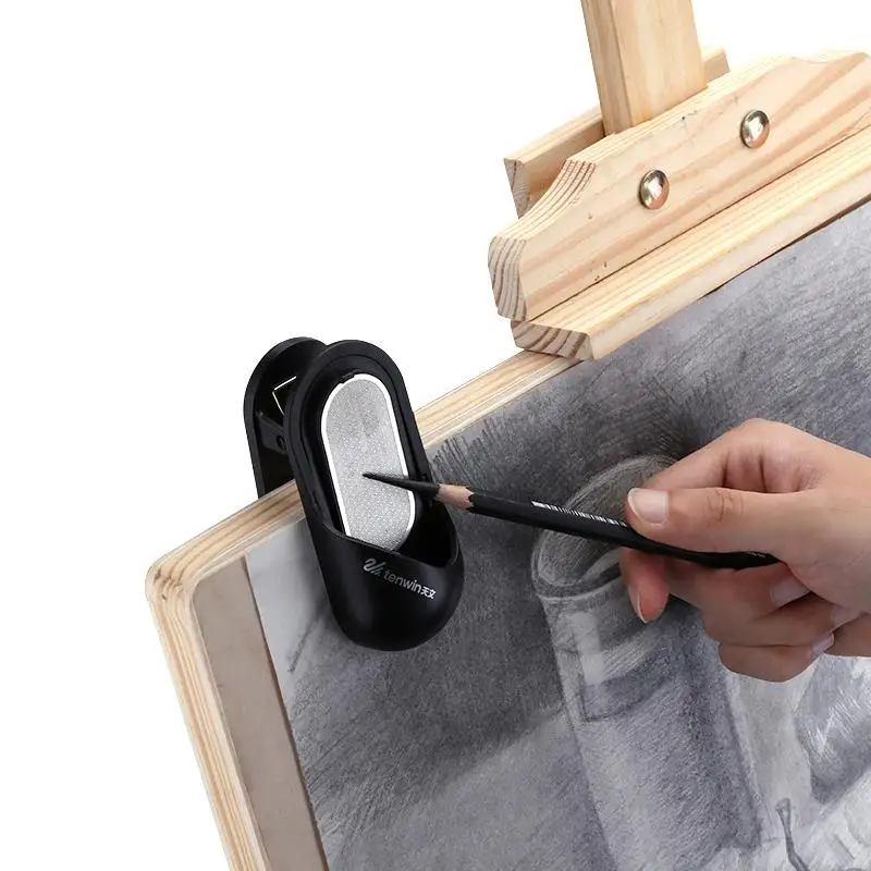 

Multifunctional Paperclips Picture Spring Clip Pencil Grinder Sketch Charcoal Strip Charcoal Grinding Double-sided Sandpaper