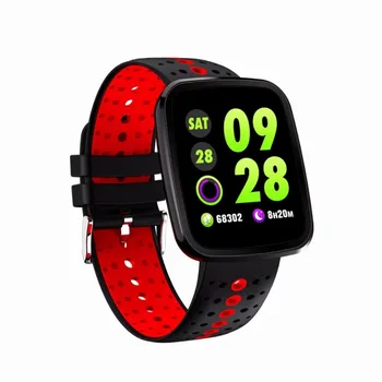 

New V6 Large Screen Waterproof Smart Band Support Heart Rate Blood pressure Oxygen Monitor Weather Forecast Fitness Wristband