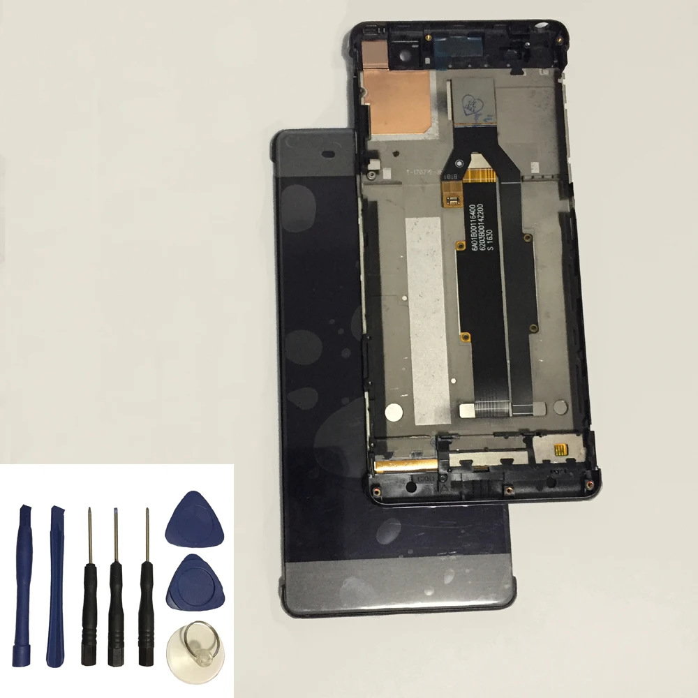 

For Sony Xperia XA F3111 F3113 F3115 Touch Screen Digitizer + LCD Display Monitor Module Assembly With Frame + Free Tools