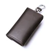 Men's Car Keys Wallets Genuine Cowhide Leather Male Key Holder Organizer Housekeeper Keychain Purse Key Ring Bag Keys Case Pouch ► Photo 3/6