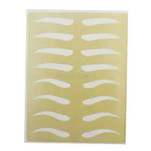 Аксессуары для татуировок 5 шт. классические постоянный Макияж брови татуировки Практика подготовки кожи Набор для начинающих/