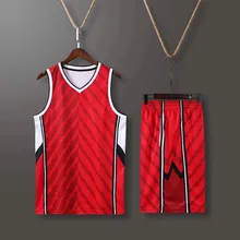 Новые Индивидуальные мужские баскетбольные майки колледжа наборы дышащая форма без надписей спортивный комплект тренировочные рубашки шорты Индивидуальные печати