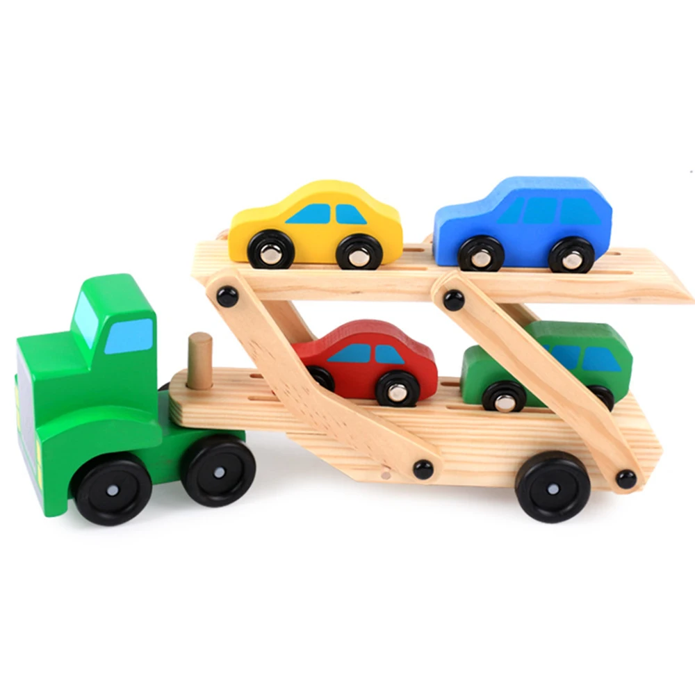 wooden baby car