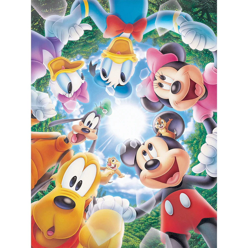 

5D DIY Diamond Painting Animal Cartoon Mickey Mouses & Ducks Diamond Embroidery Household Decoration Christmas gift C445