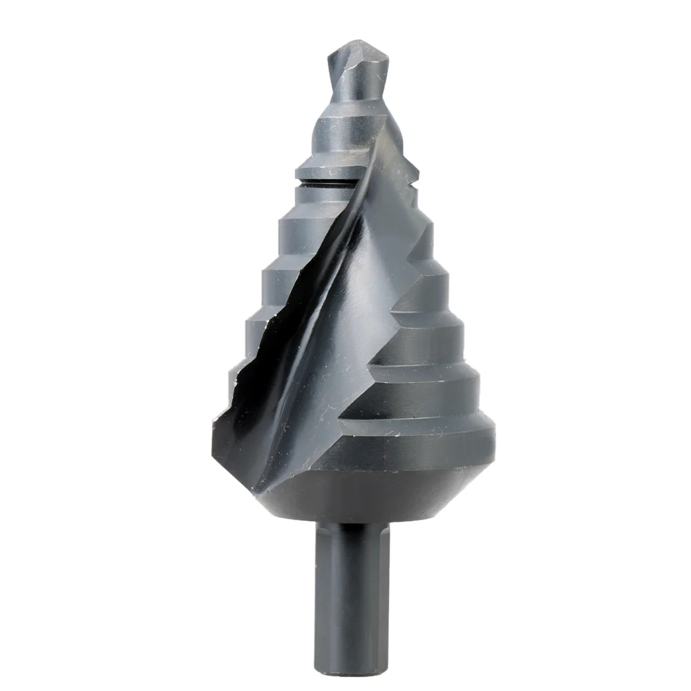10-45mm High Quality HSS Spiral Groove Step Drill Excellent Pagoda Drill Essential Hole Cutting Tool wood tool punte trapano 10-45mm High Quality HSS Spiral Groove Step Drill Excellent Pagoda Drill Essential Hole Cutting Tool wood tool punte trapano