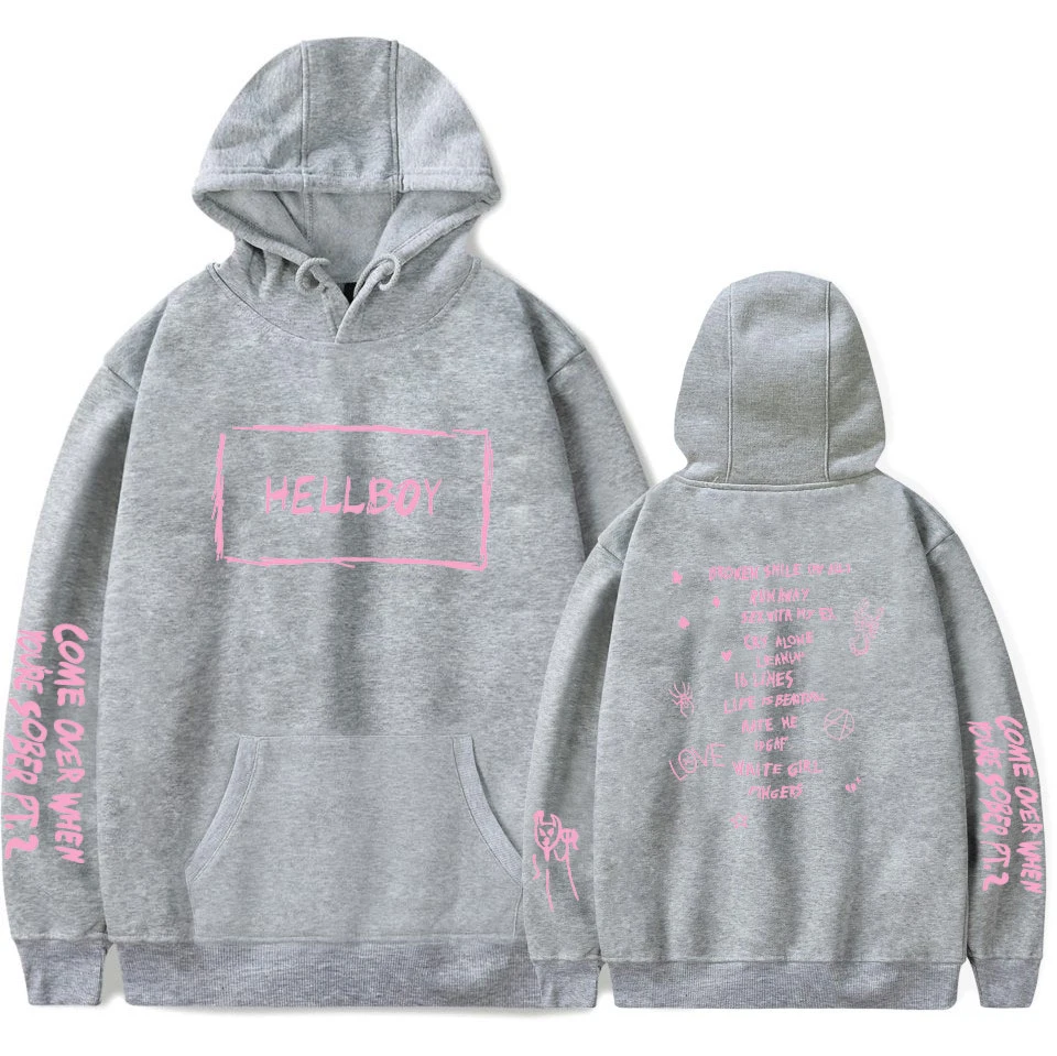 Hellboy Lil peep Hoodies Men-Women Sweatshirt - ICMerch