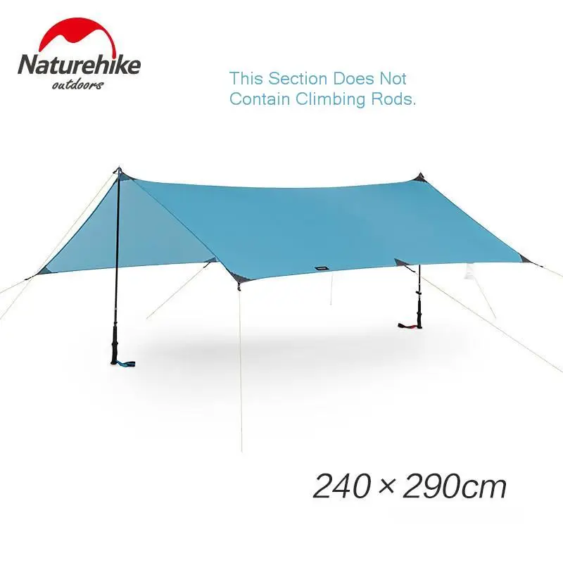 

Naturehike Multifunctional portable summer tent beach camping awning large pergola not include trekking poles