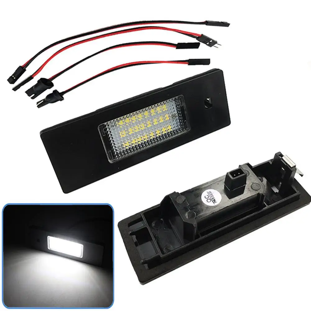 

2pcs/set Car LED License Number Plate Light No Error Leds Trunk Lamp Auto Bulbs for BMW E87 E81 E63 E64 E85 E86 F12