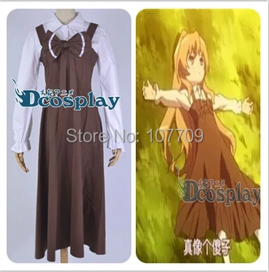 Торадора! Тайга Айсака Лолита для женщин Cos аниме косплей платья костюмы на