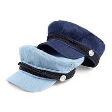 TUNICA, ковбойская Хлопковая женская кепка "Белла", модная, черная, с веревочкой, фиксированная, для взрослых, сшитая, кружевная, Пиратская, серебряная, на пуговицах, шляпа, весна и осень