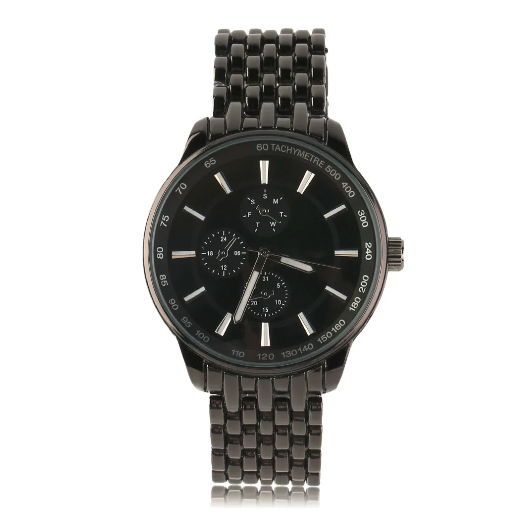 

SINOBI Quartz Watch Men Quartz-Watch Mens Watches Top Brand Luxury Full Steel Wrist Watch Waterproof Clock Men Relogio Masculino