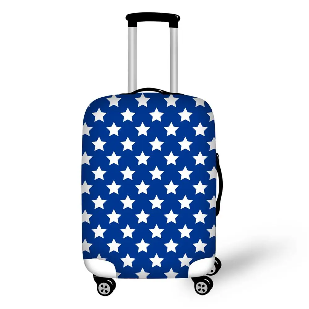 Geometric Elastic Polyester Travel Luggage Cover Floral Waterproof