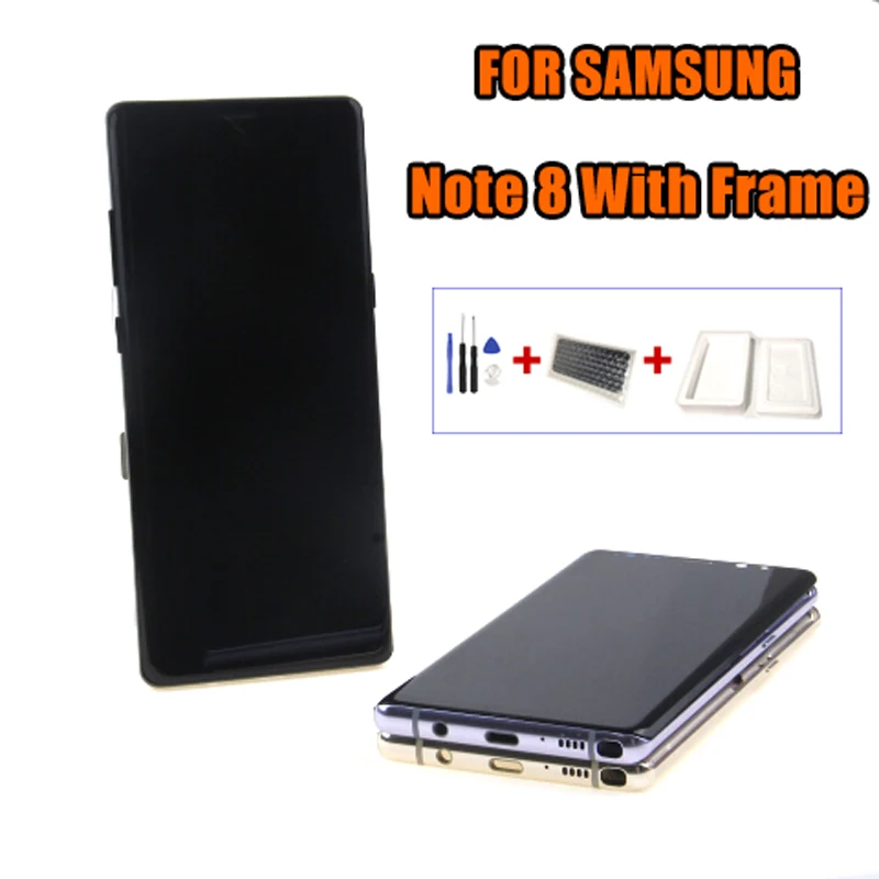 100% протестированный для SAMSUNG GALAXY Note 8 LCD Note8 дисплей кодирующий преобразователь